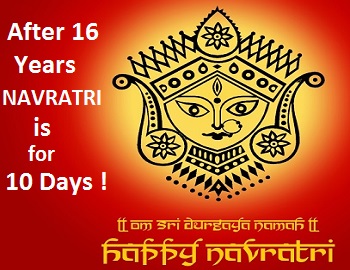 After 16 years Sharad Navratri 2016 will be of 10 days